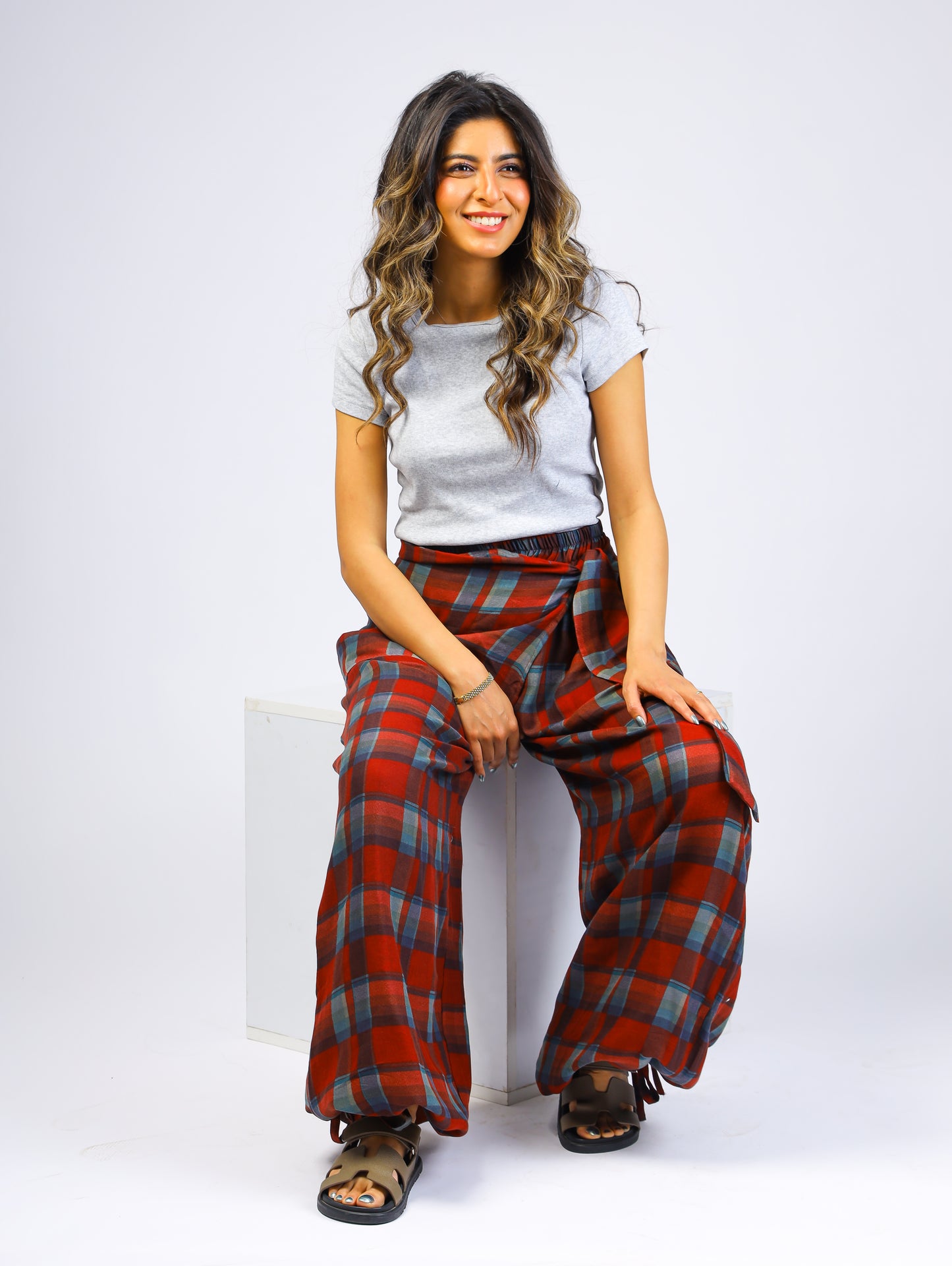 Deep Rouge Plaid