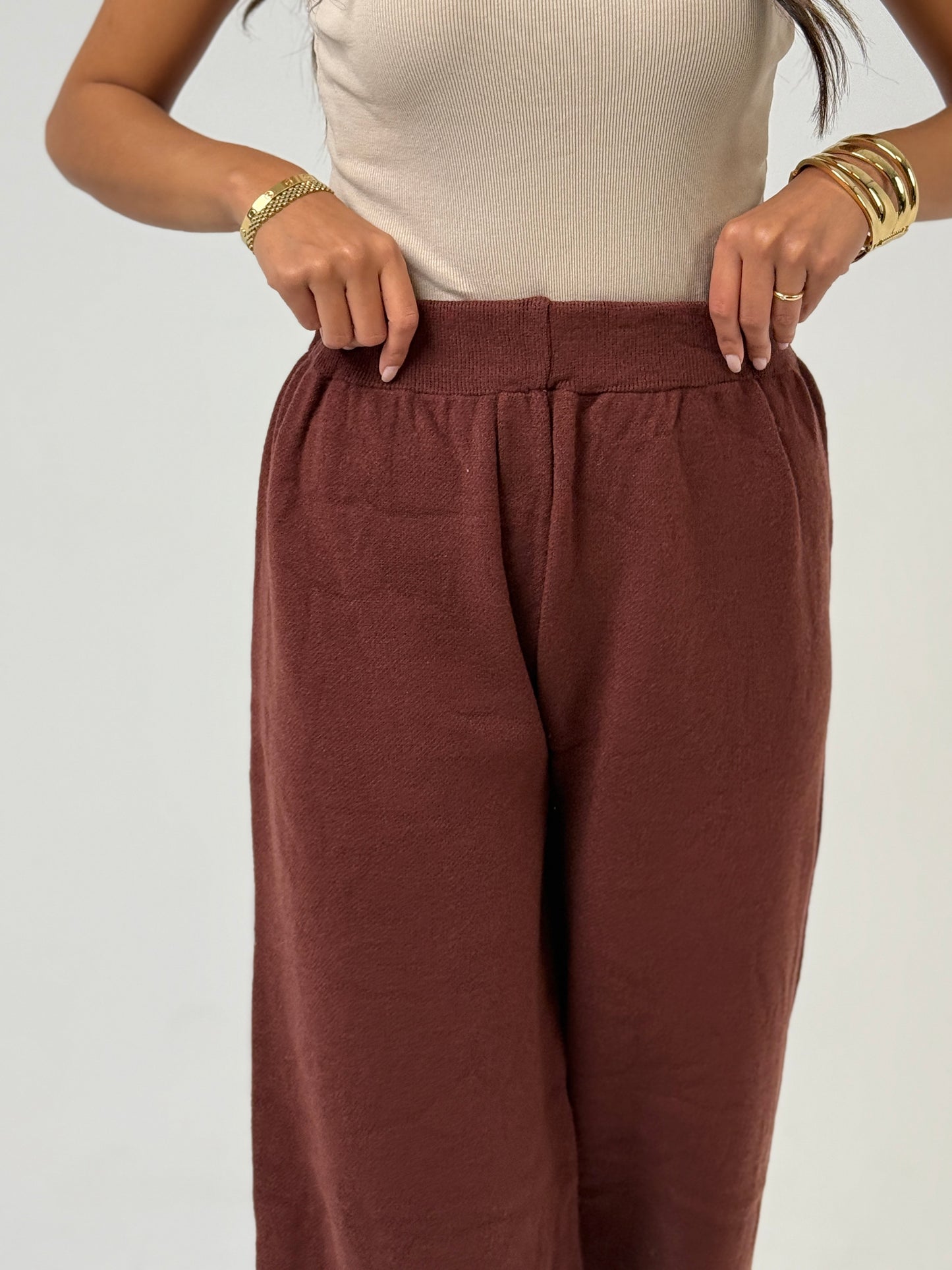 Wool Edit Pants – Brick Red