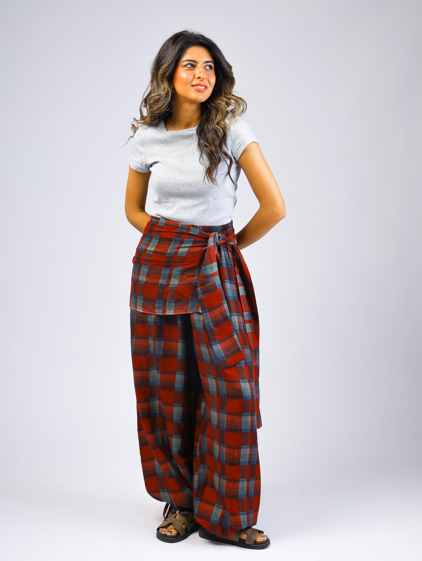 Deep Rouge Plaid