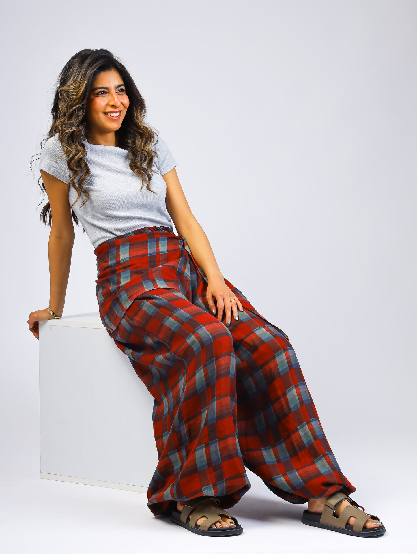 Deep Rouge Plaid