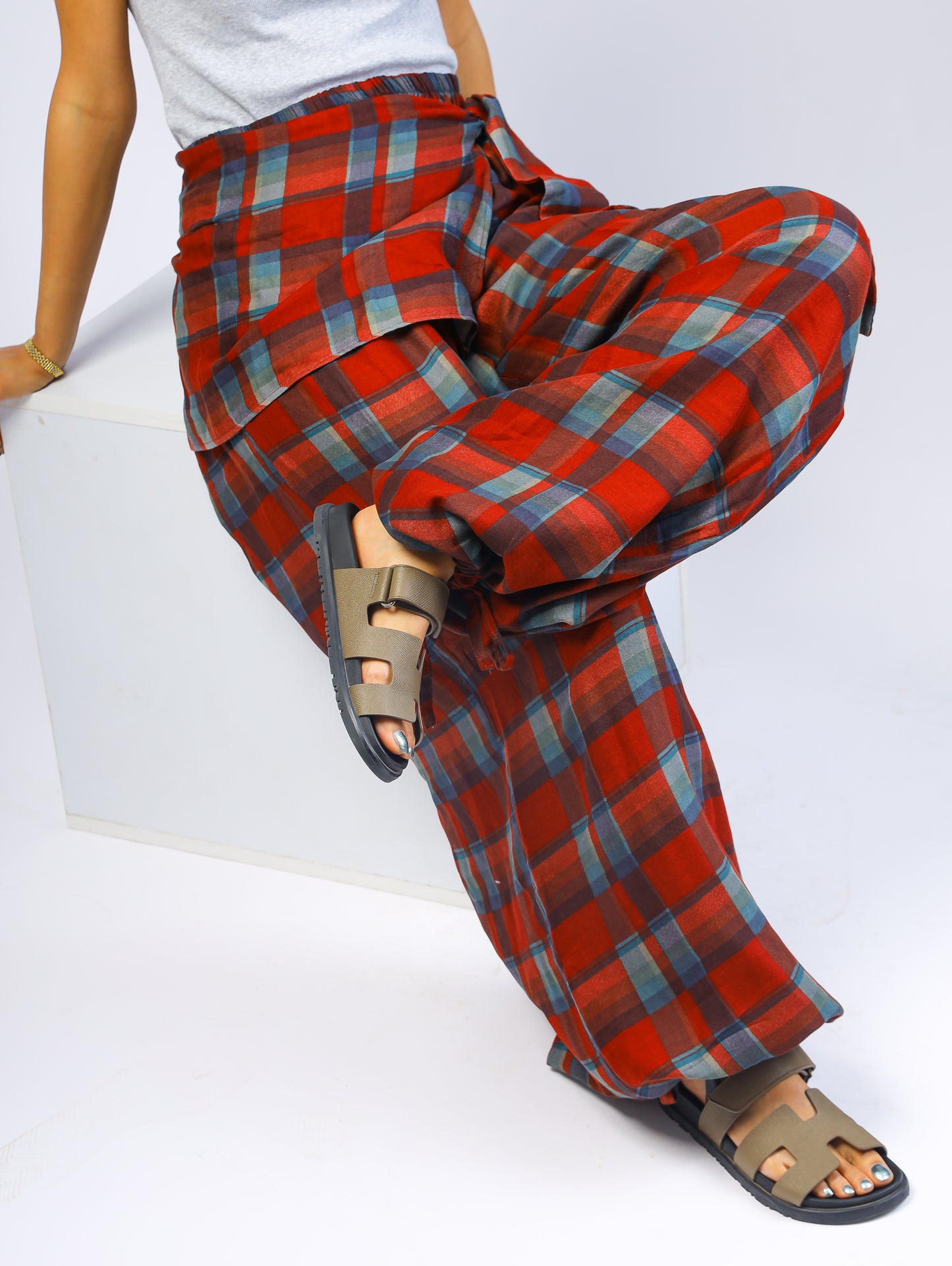 Deep Rouge Plaid