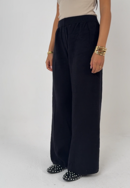 Wool Edit Pants - Black