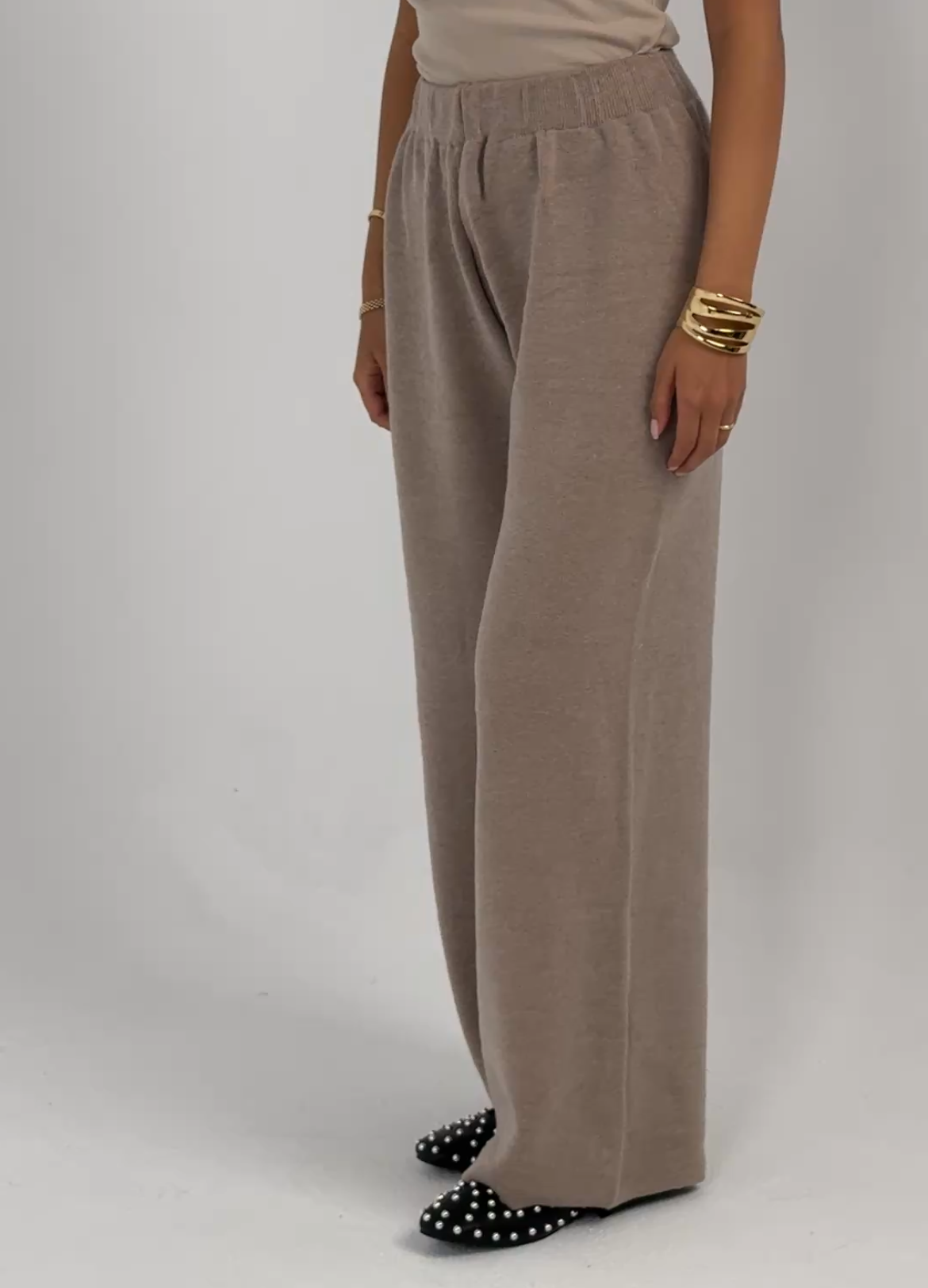 Wool Edit Pants - Beige