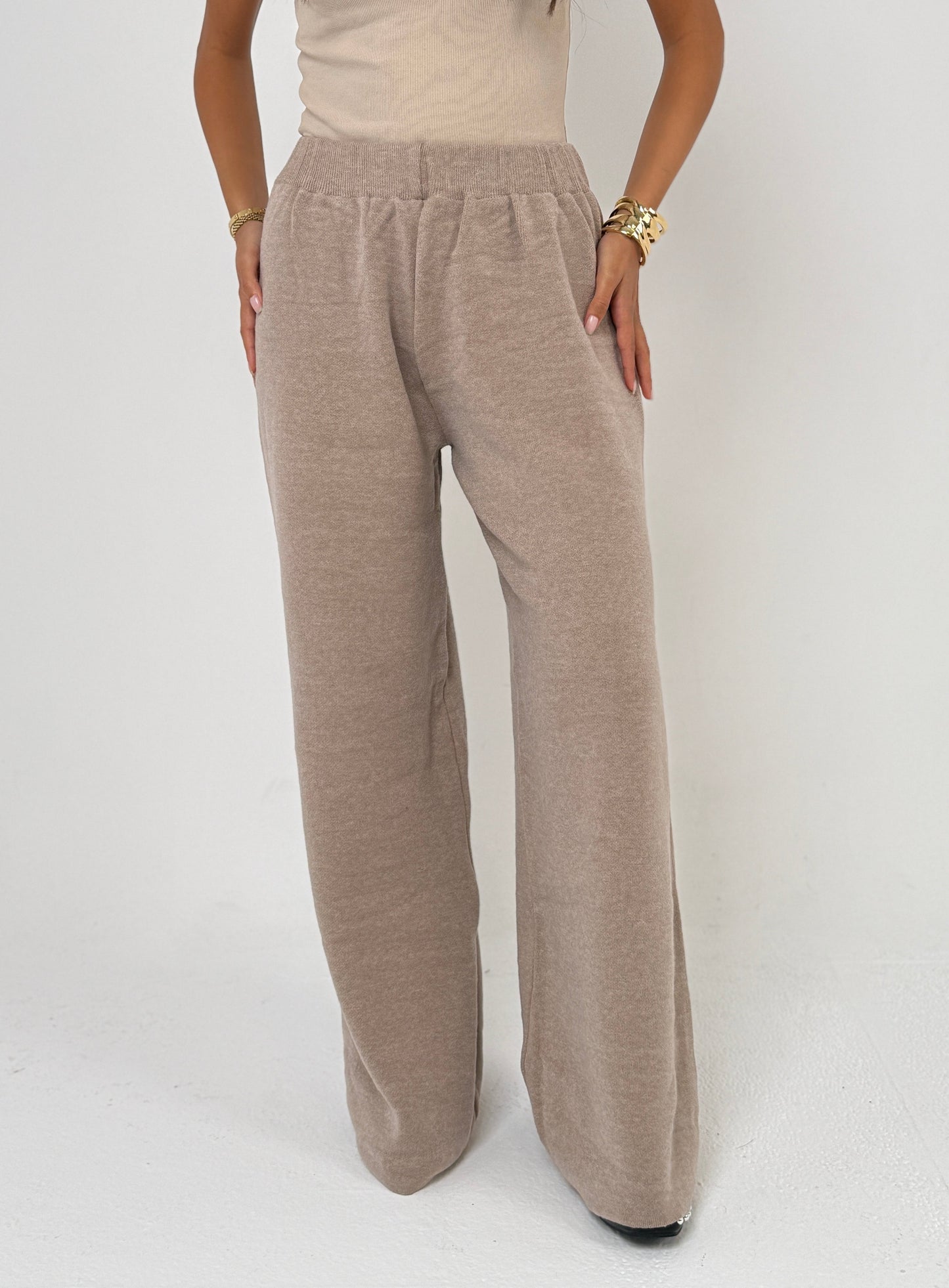 Wool Edit Pants - Beige