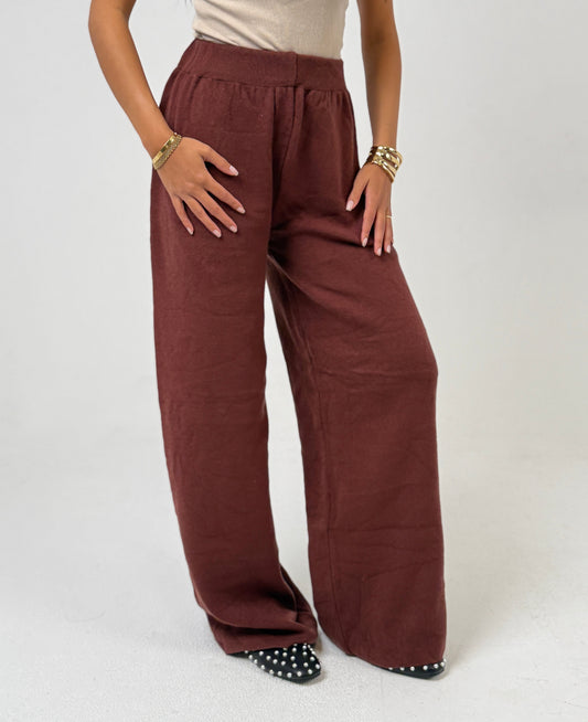 Wool Edit Pants – Brick Red